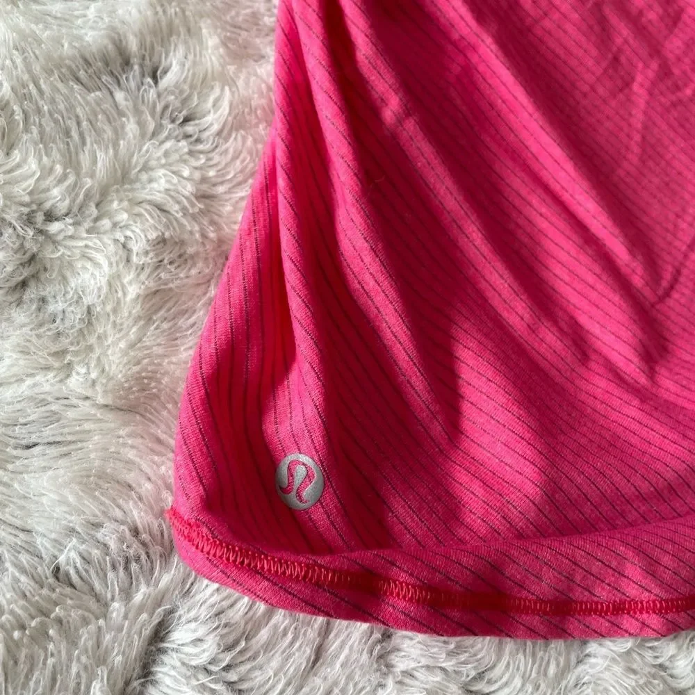 Lululemon Free To Be Wild Tank Top Bra Pink Butterfly Heathered Bon 2 sm…